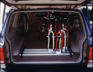 inside bike rack